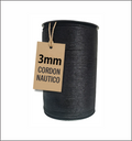 CORDON NAUTICO 3MM NEGRO 100 METROS