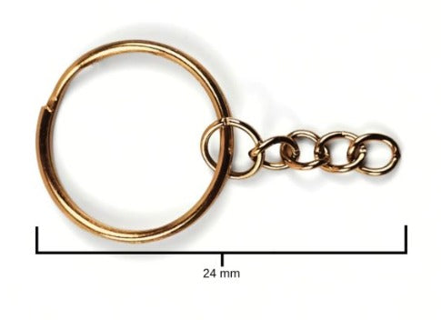 ARO CON CADENA DORADO.
